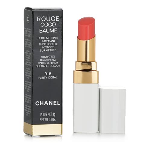 flirty coral chanel|ROUGE COCO BAUME HYDRATING BEAUTIFYING TINTED .